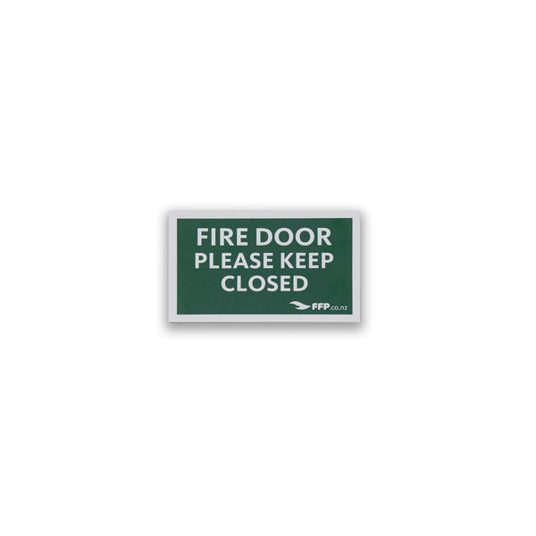 Fire Door - Please Keep Closed Sign