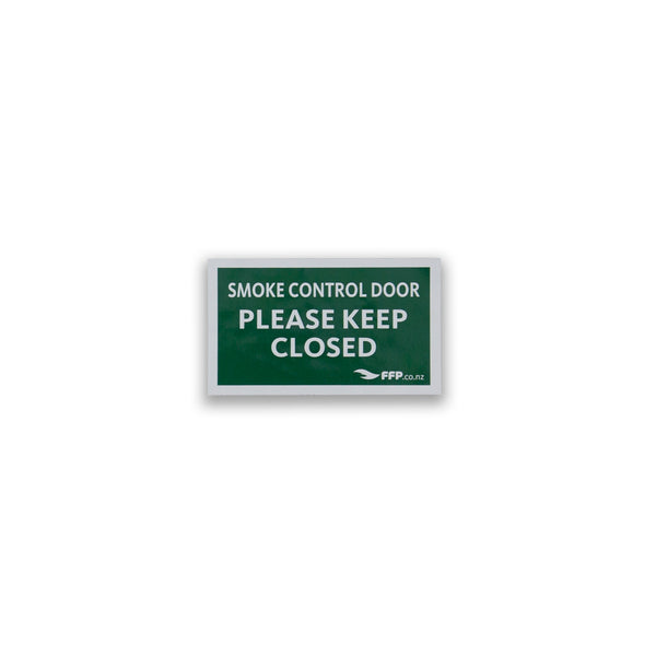 Smoke Control Door - Please Keep Closed Sign